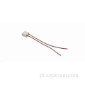 Chicote de fios servo VH3.96 frisado de extremidade única marrom